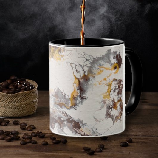 Mug Papillon - acryl abstrait