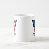 Mug Papillon américain patriotique (Centre)