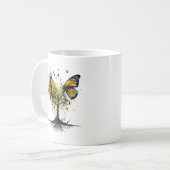 Mug Papillon Animal Art Créatif (Devant gauche)