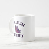 Mug Papillon anti-social (Devant gauche)