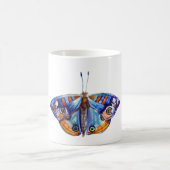 Mug Papillon aquarelle coloré (Centre)