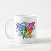 Mug Papillon arc-en-ciel (Gauche)