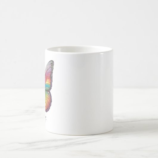 Mug Papillon arc-en-ciel (Centre)