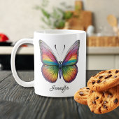 Mug Papillon arc-en-ciel