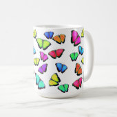 Mug Papillon arc-en-ciel (Devant droit)