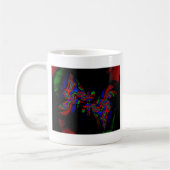 Mug papillon arc-en-ciel (Gauche)