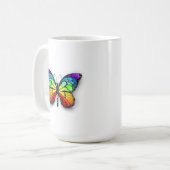 Mug Papillon arc-en-ciel monarque (Devant gauche)