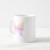 Mug Papillon arc-en-ciel Permule Pastel (Devant gauche)