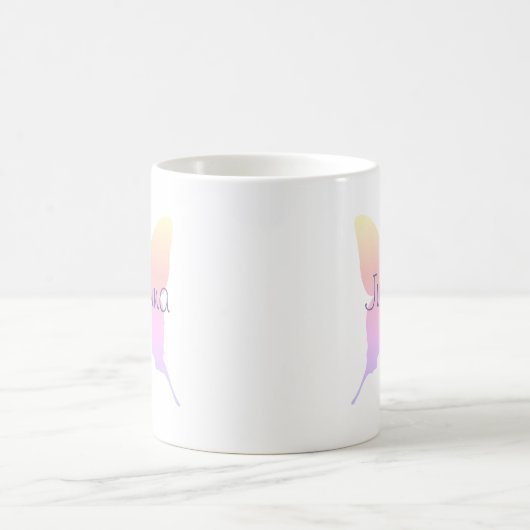 Mug Papillon arc-en-ciel Permule Pastel (Centre)