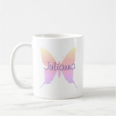 Mug Papillon arc-en-ciel Permule Pastel (Gauche)