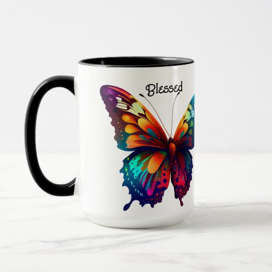 Mug papillon béni (Gauche)