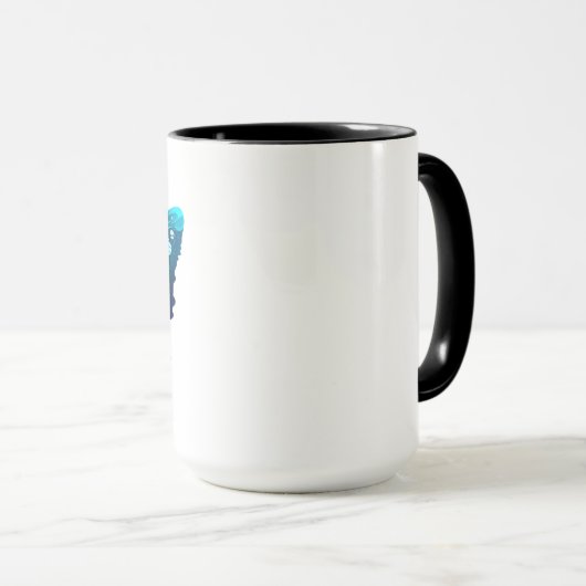 Mug papillon béni (Devant droit)