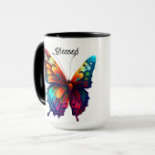Mug papillon béni (Devant gauche)
