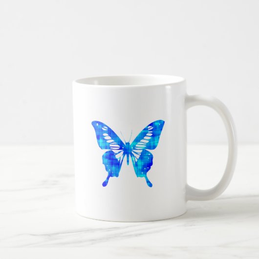 Mug Papillon Bleu (Droite)