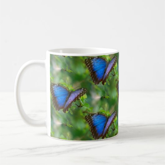 Mug Papillon bleu (Gauche)