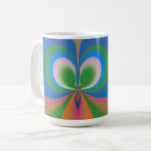 Mug Papillon Bleu (Devant gauche)