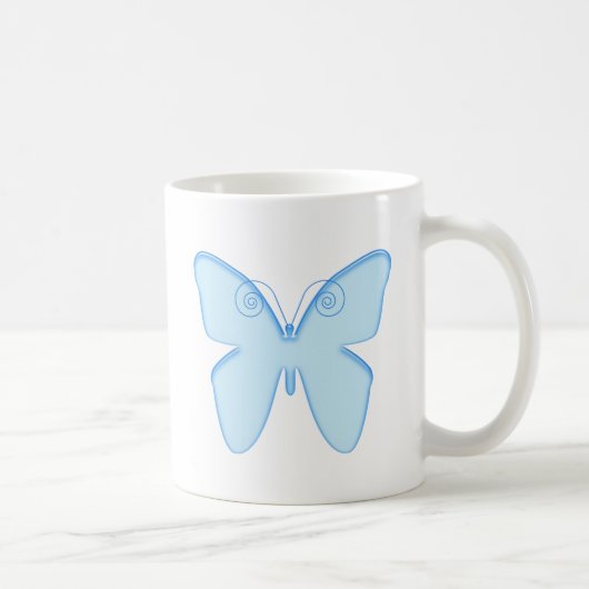 Mug Papillon bleu (Droite)