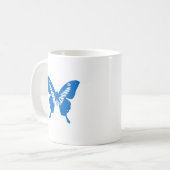 Mug Papillon Bleu (Devant gauche)