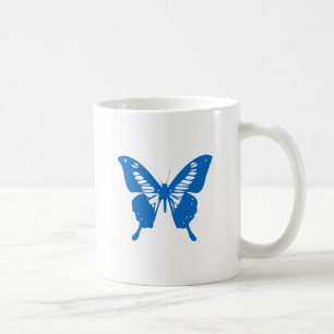 Mug Papillon Bleu
