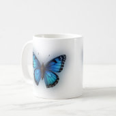 Mug Papillon bleu (Devant gauche)