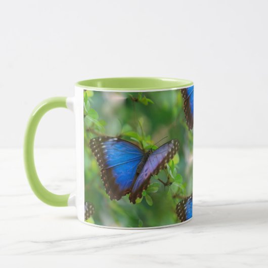 Mug Papillon bleu (Gauche)