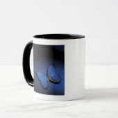 Mug Papillon bleu (Devant gauche)