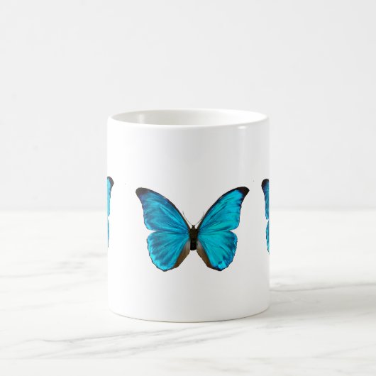 Mug papillon bleu (Centre)