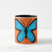 Mug Papillon Bleu (Centre)