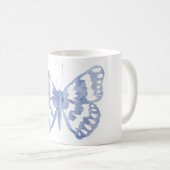 Mug Papillon bleu aquarelle (Devant droit)