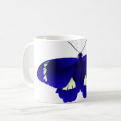 Mug Papillon bleu Art 3 (Devant gauche)