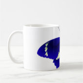 Mug Papillon bleu Art 3 (Gauche)