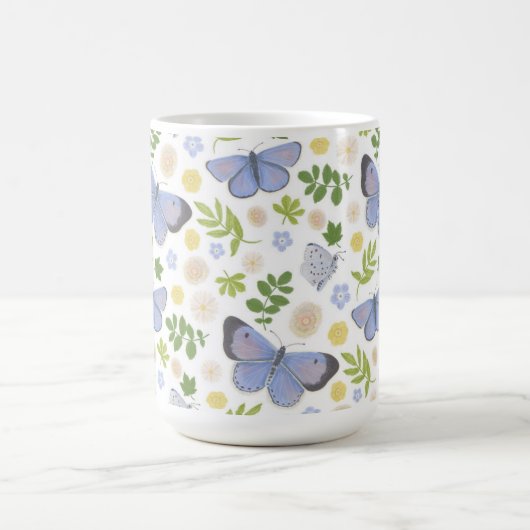 Mug Papillon bleu creux (Centre)