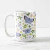 Mug Papillon bleu creux (Gauche)