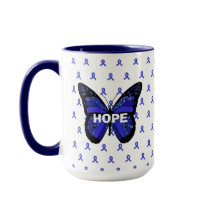 Papillon Bleu Fort Syndrome de Fatigue Chronique M