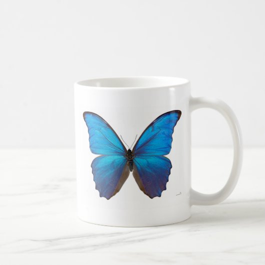 Mug Papillon bleu géant de Morpho (Droite)
