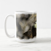 Mug Papillon Brown sur blanc (Gauche)