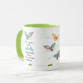 Mug Papillon & Caterpillar People Classic Mug, 11 oz (Devant gauche)