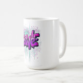 Mug "Papillon céleste et colibri Steampunk - Mécanique (Devant droit)