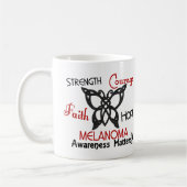 Mug Papillon celtique 3 de mélanome (Gauche)