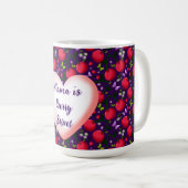Mug Papillon Cerise Mignon personnalisé et sur mesure (Devant droit)