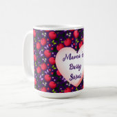 Mug Papillon Cerise Mignon personnalisé et sur mesure (Devant gauche)
