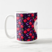 Mug Papillon Cerise Mignon personnalisé et sur mesure (Gauche)