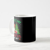 Mug Papillon Chien Fête De Noël Laide C'Est Mon Noël (Devant gauche)