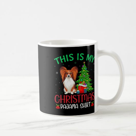 Mug Papillon Chien Fête De Noël Laide C'Est Mon Noël (Droite)