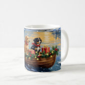 Mug Papillon Christmas Boat Holiday (Devant droit)
