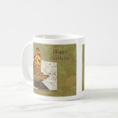 Mug Papillon Comma de l'aile d'Anniversaire (Devant gauche)