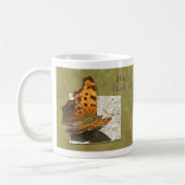 Mug Papillon Comma de l'aile d'Anniversaire (Gauche)