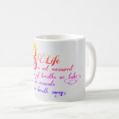 Mug papillon comme la vie (Devant droit)