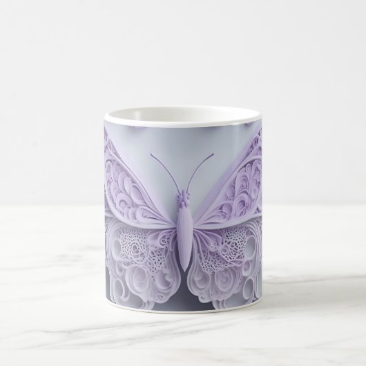 Mug Papillon couleur lavande (Centre)