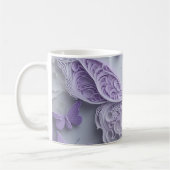 Mug Papillon couleur lavande (Gauche)